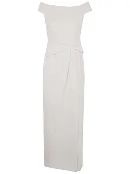 Lauren Ralph Lauren: Платье с открытыми плечами 
