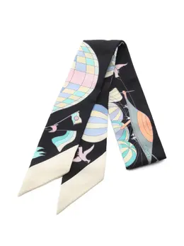 Hermès Pre-Owned: Чёрный шарф 