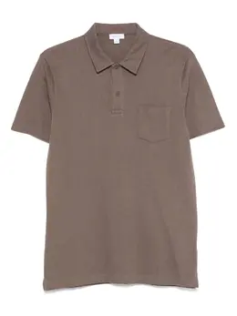 Sunspel: Коричневое поло 
