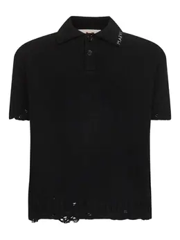 Marni: Поло с воротником 