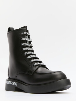 Love Moschino: Чёрные ботинки 