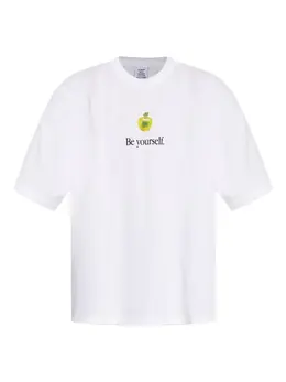 VETEMENTS: Футболка с принтом 