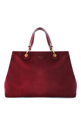 Emporio Armani: Бордовая сумка 