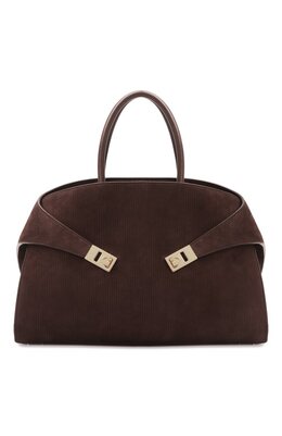 Ferragamo: Коричневая сумка 