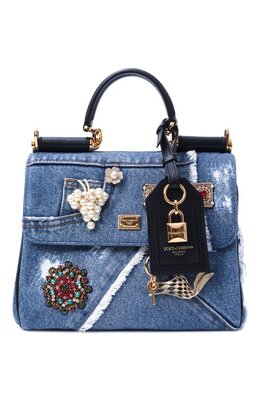Dolce & Gabbana: Синяя сумка  Sicily