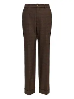 MM6 Maison Margiela: Коричневые брюки 