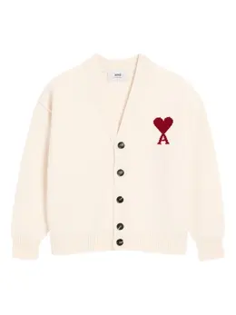AMI Paris: Кардиган  Ami de Cœur из шерсти