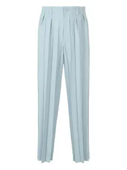 Homme Plissé Issey Miyake: Светлые брюки 