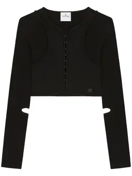 Courrèges: Трикотажная куртка 