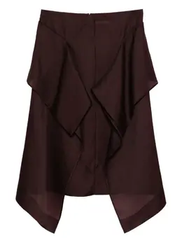 KHAITE: Шёлковая юбка  Nina