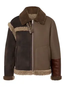 Moschino: Кожаная куртка 