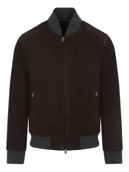 Brioni: Замшевая куртка 
