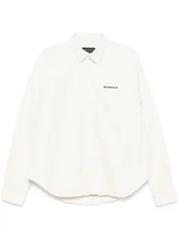 Balenciaga: Белая рубашка 