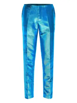 MM6 Maison Margiela: Голубые брюки 