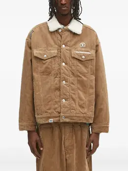 AAPE BY *A BATHING APE®: Коричневая куртка 