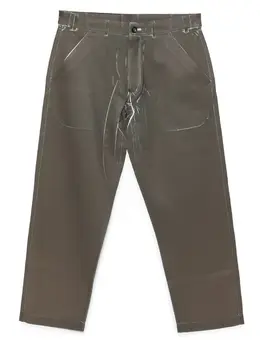 Comme Des Garçons Shirt: Брюки с принтом 