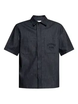 Givenchy: Синяя рубашка 