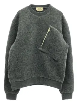 Hermès Pre-Owned: Кожаный свитшот 