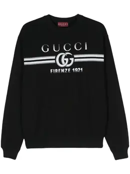 Gucci: Хлопковый свитшот  Double G