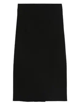 Alberta Ferretti: Юбка из шерсти 