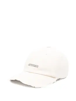 Jacquemus: Белая кепка  La Casquette