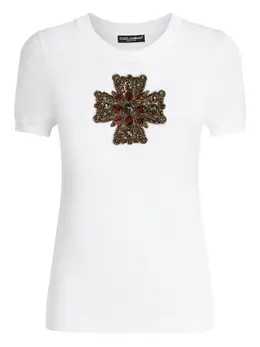 Dolce & Gabbana: Белая футболка  T