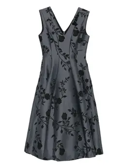 Max Mara: Платье с растительным принтом 