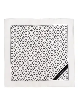 Dolce & Gabbana: Белый шарф 