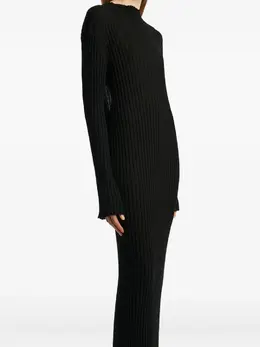 KHAITE: Платье с открытой спиной 