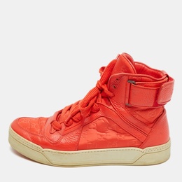 Gucci: Красные кроссовки  GG