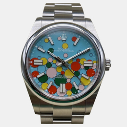 Rolex Oyster Perpetual 124300 Automatic Celebration Dial Stainless Steel Men's Wristwatch 41 mm 1247506