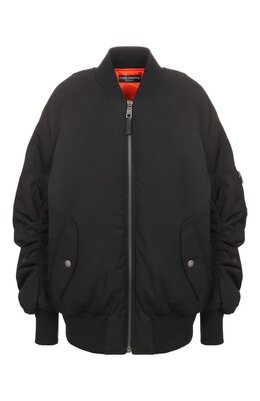 Dolce & Gabbana: Чёрная куртка 