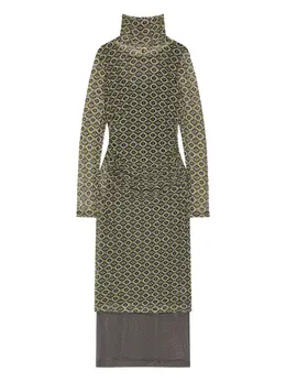 DRIES VAN NOTEN: Свитер в сетку 