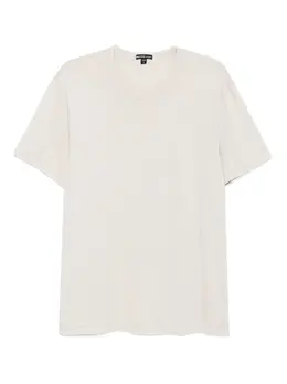 James Perse: Белая футболка  Lotus