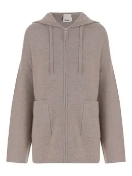 Allude: Кардиган с капюшоном 