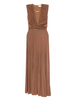 Elisabetta Franchi: Плиссированное платье 