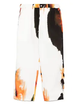 Y-3: Белые брюки 