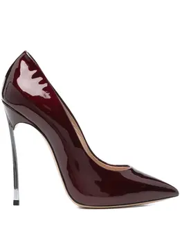Casadei: Бордовые туфли 