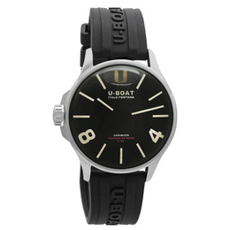 U-Boat Capsoil Darkmoon Quartz Black Dial Mens Watch 9018