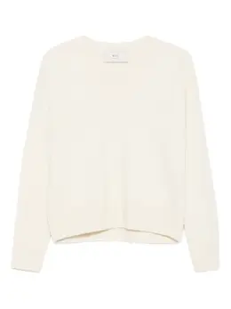 AMI Paris: Свитер с v-образным вырезом 