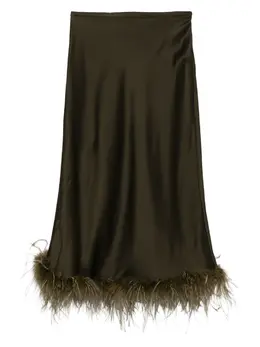 Blumarine: Атласная юбка 