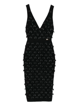 Elisabetta Franchi: Платье с бантом 