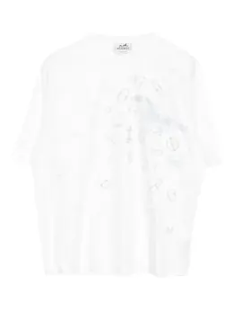 Hermès Pre-Owned: Белая футболка 