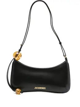 Jacquemus-Le Bisou Perle Leather Shoulder Bag-Donna 52726910812500