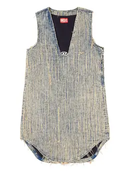 Diesel: Платье с v-образным вырезом 