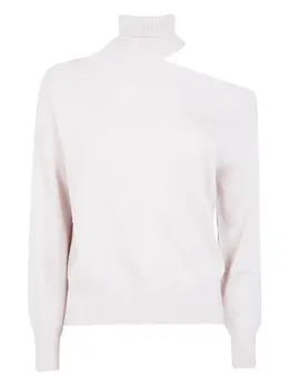 D.Exterior: Белый свитер 