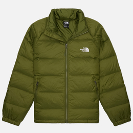 The North Face: Зелёный пуховик 