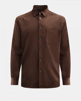 Principe di Bologna: Коричневая рубашка 