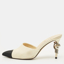 Chanel: Бежевые сабо 