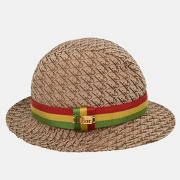 Dior: Бежевая шляпа 